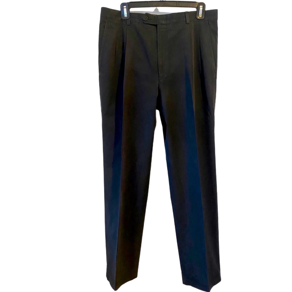Vintage Burberry Men’s Pants Double Pleat Front with Burberry Plaid